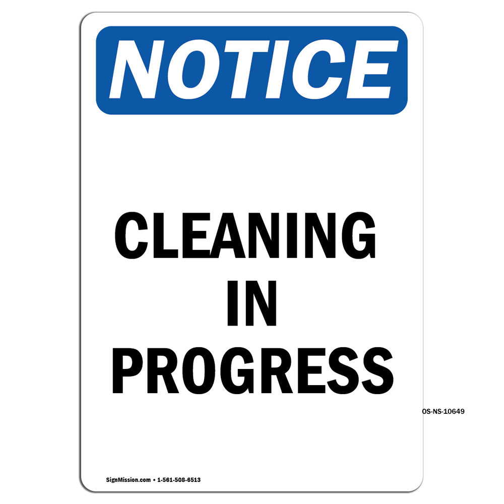 Cleaning In Progress