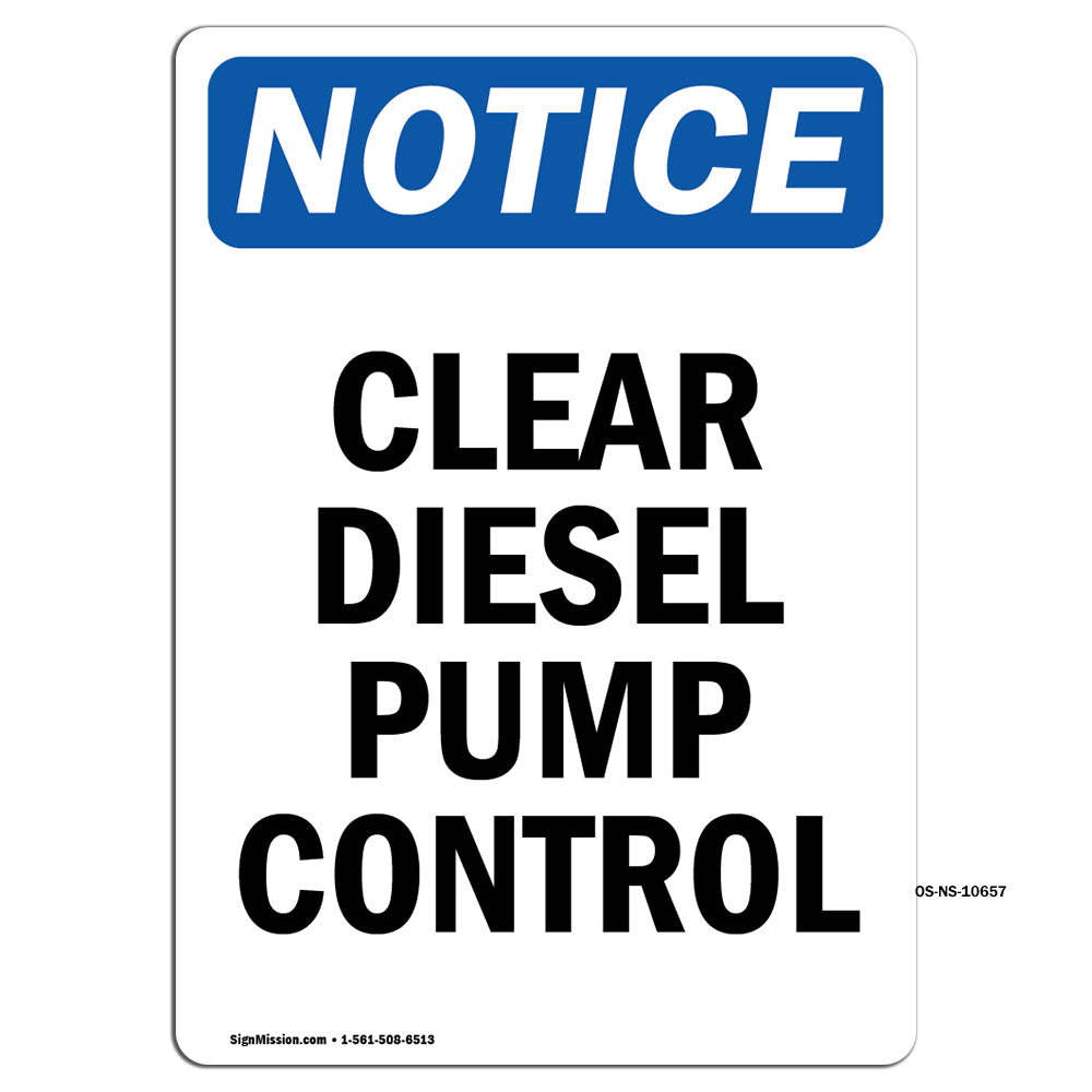 Clear Diesel Pump Control