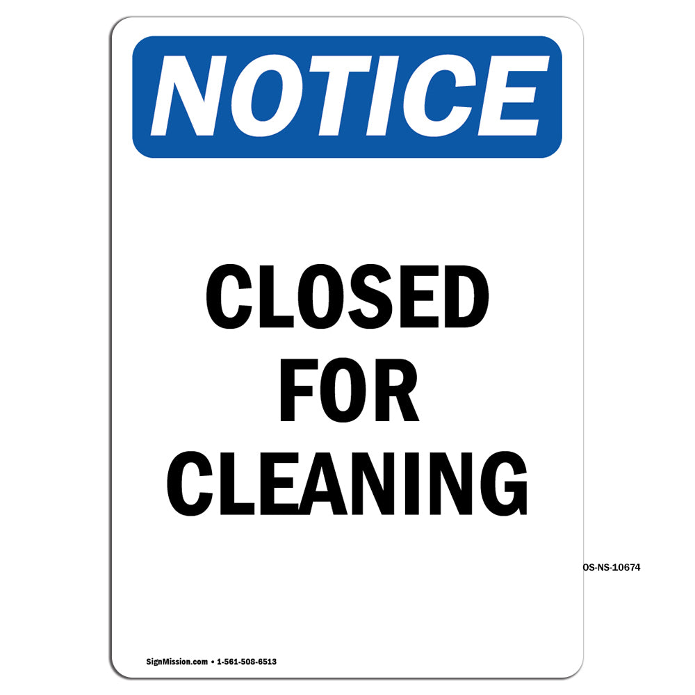 Closed For Cleaning