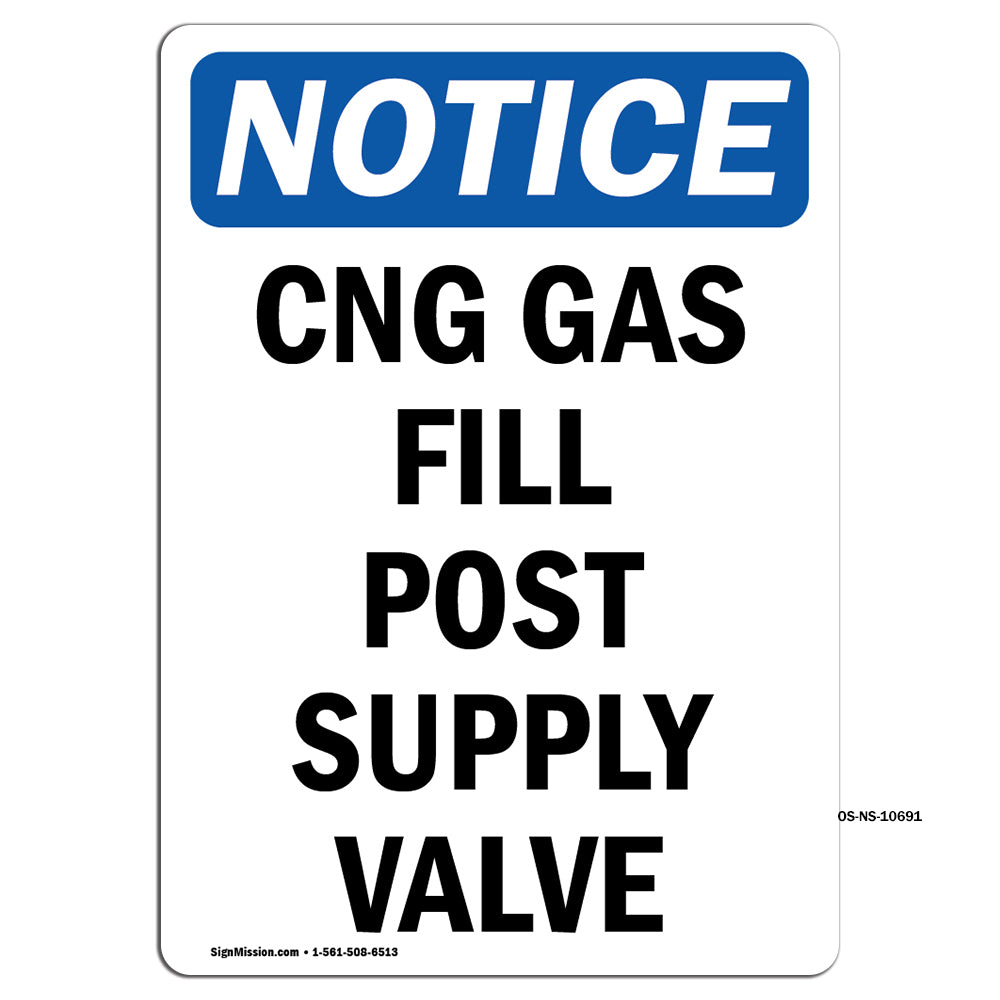 CNG Gas Fill Post Supply Valve