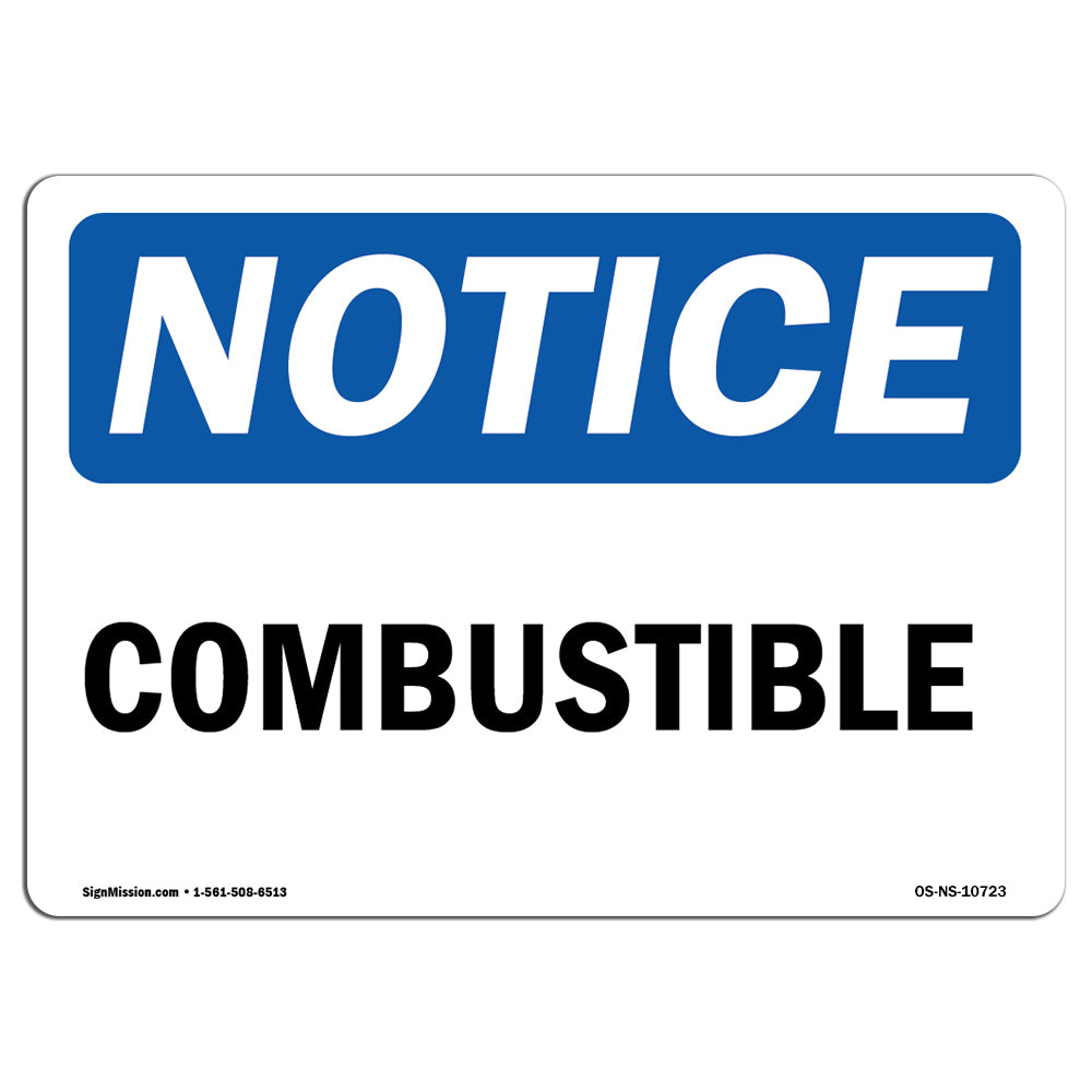 Combustible Sign