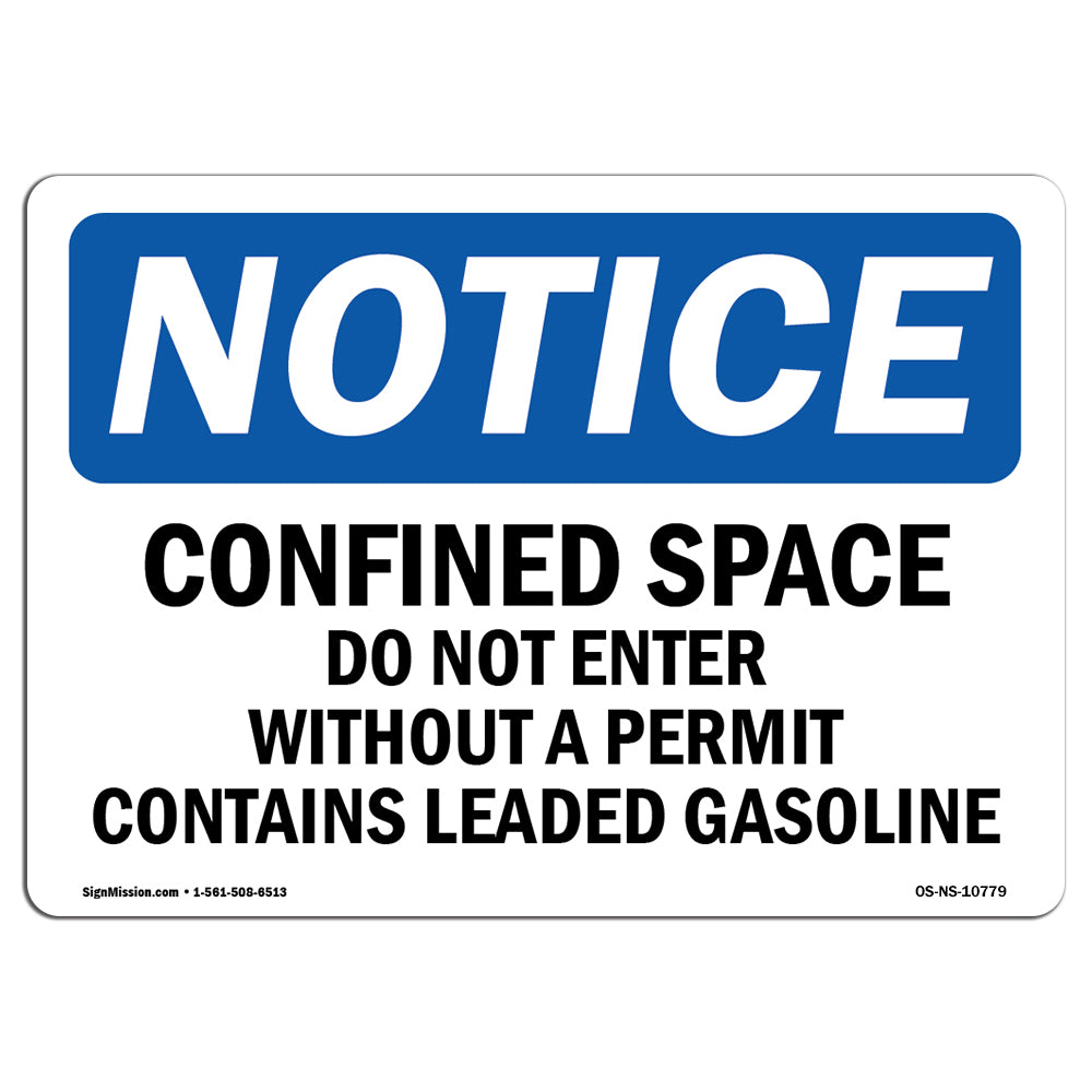 Confined Space Do Not Enter Without A Permit