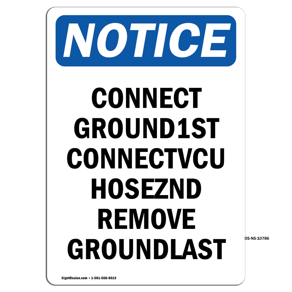 Connect Ground 1st Connect Vcu Hose 2nd