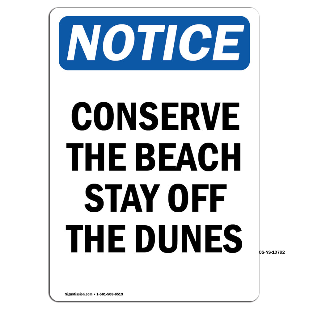 Conserve The Beach Stay Off The Dunes