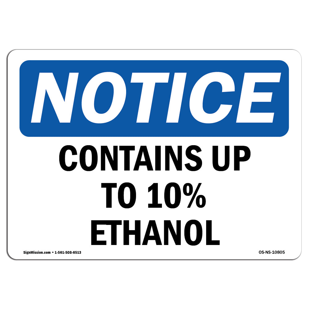 Contains Up To 10% Ethanol