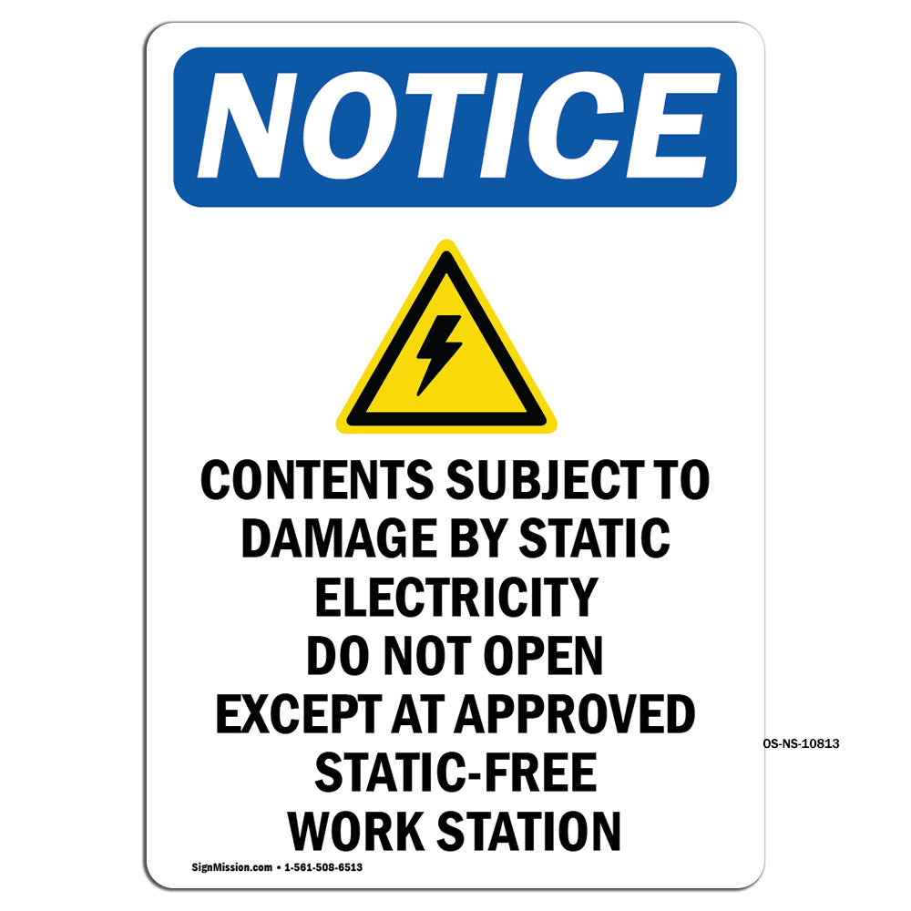 Contents Subject To Damage By