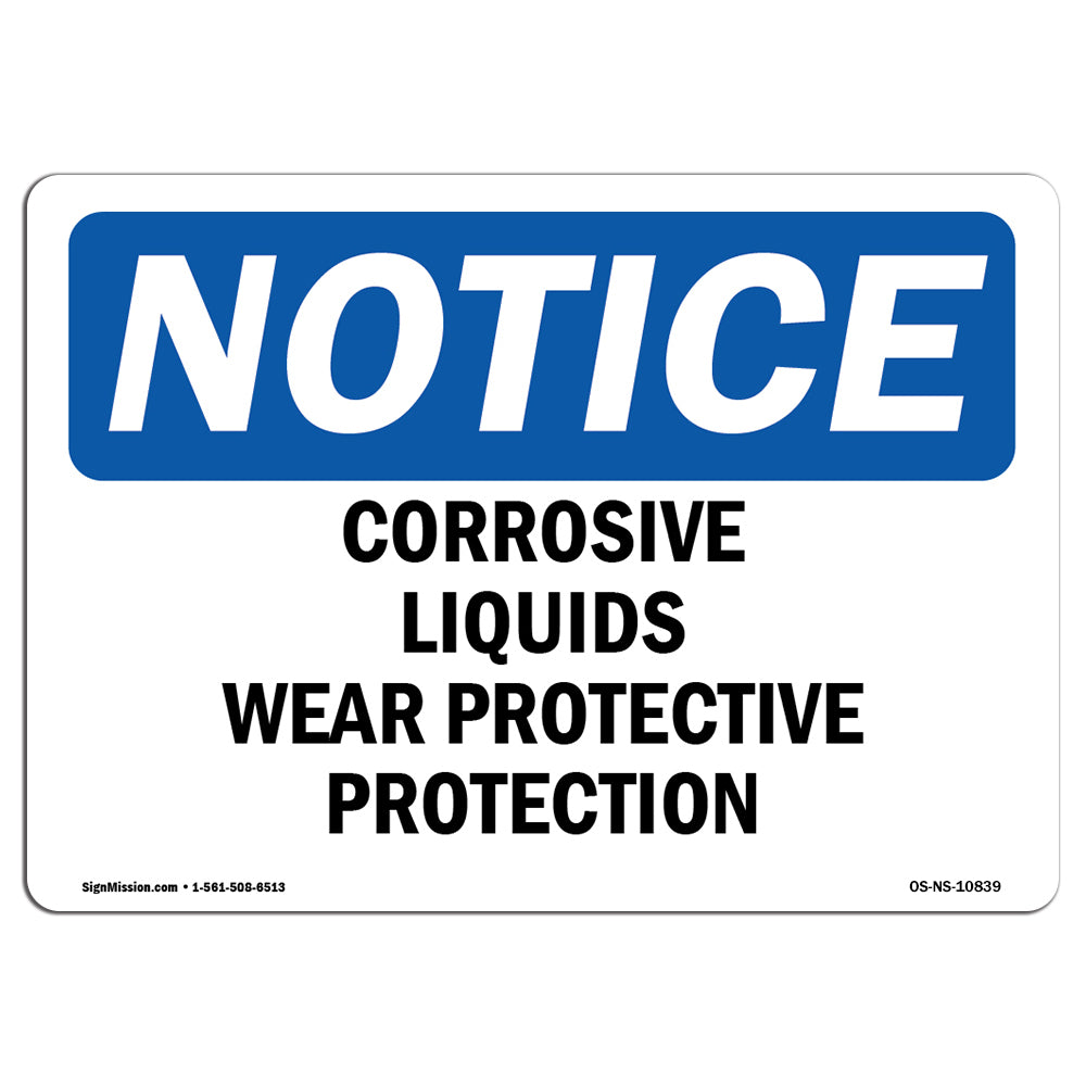 Corrosives Materials Wear Necessary Protection