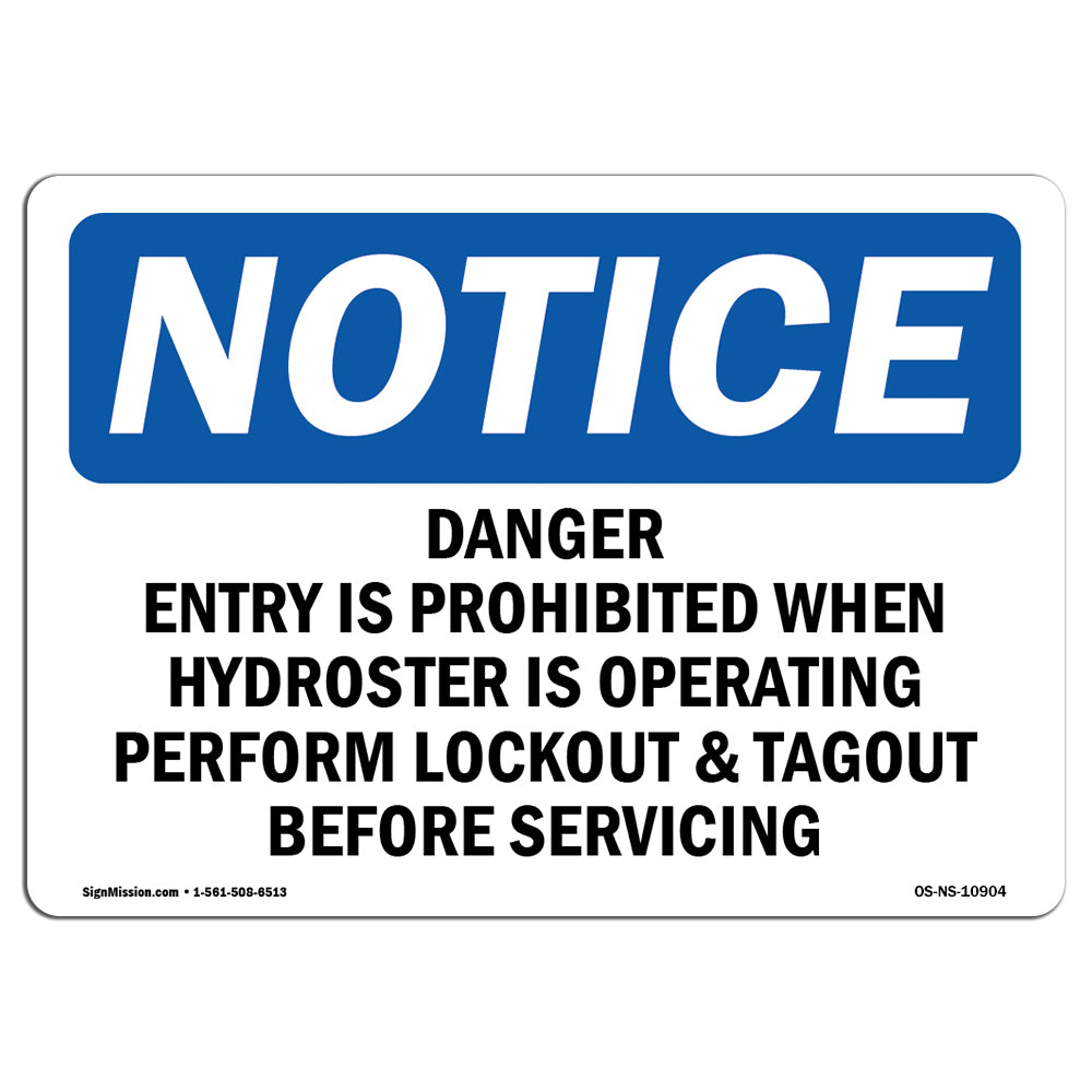 Danger Entry Is Prohibited When Hydrotester