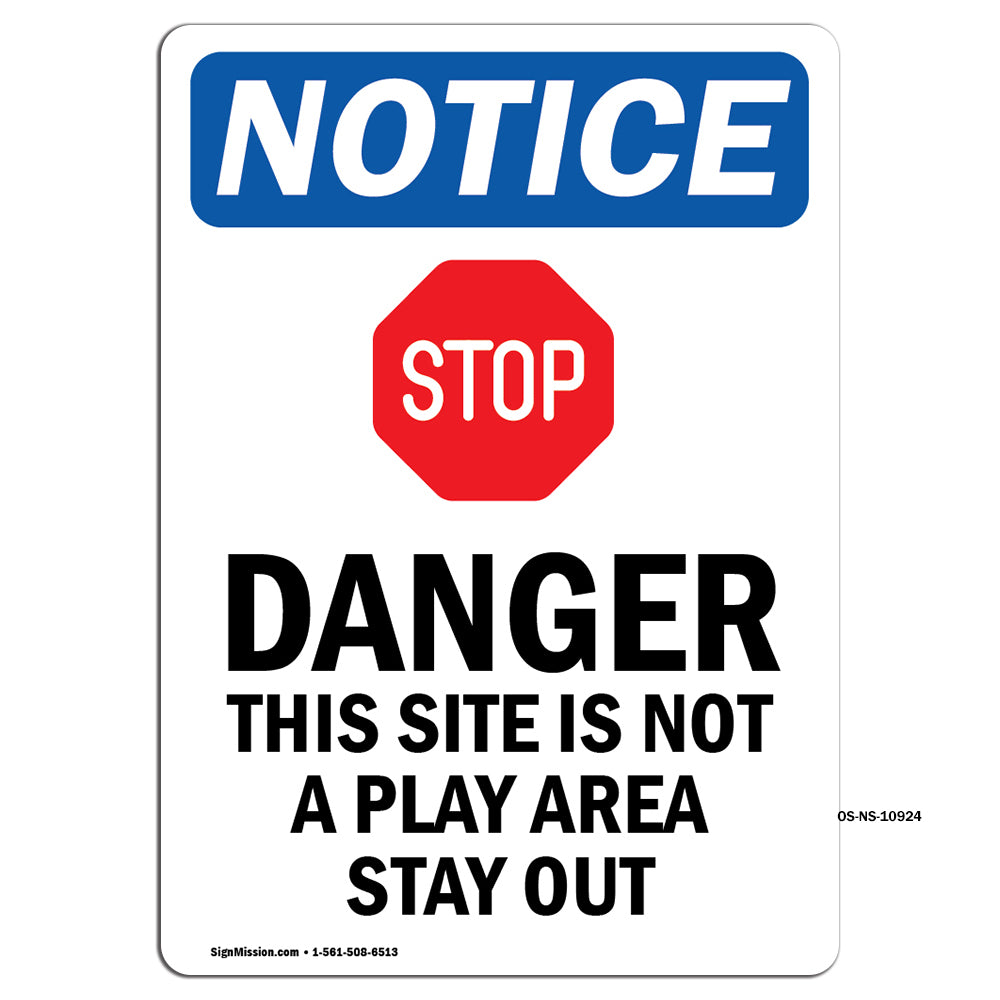 Danger This Site Is Not A Play