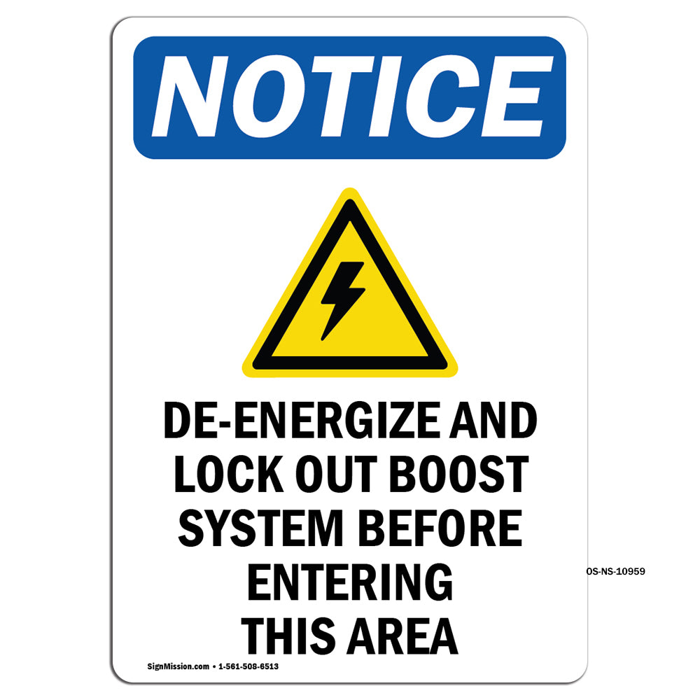 De-Energized And Lock Out Boost