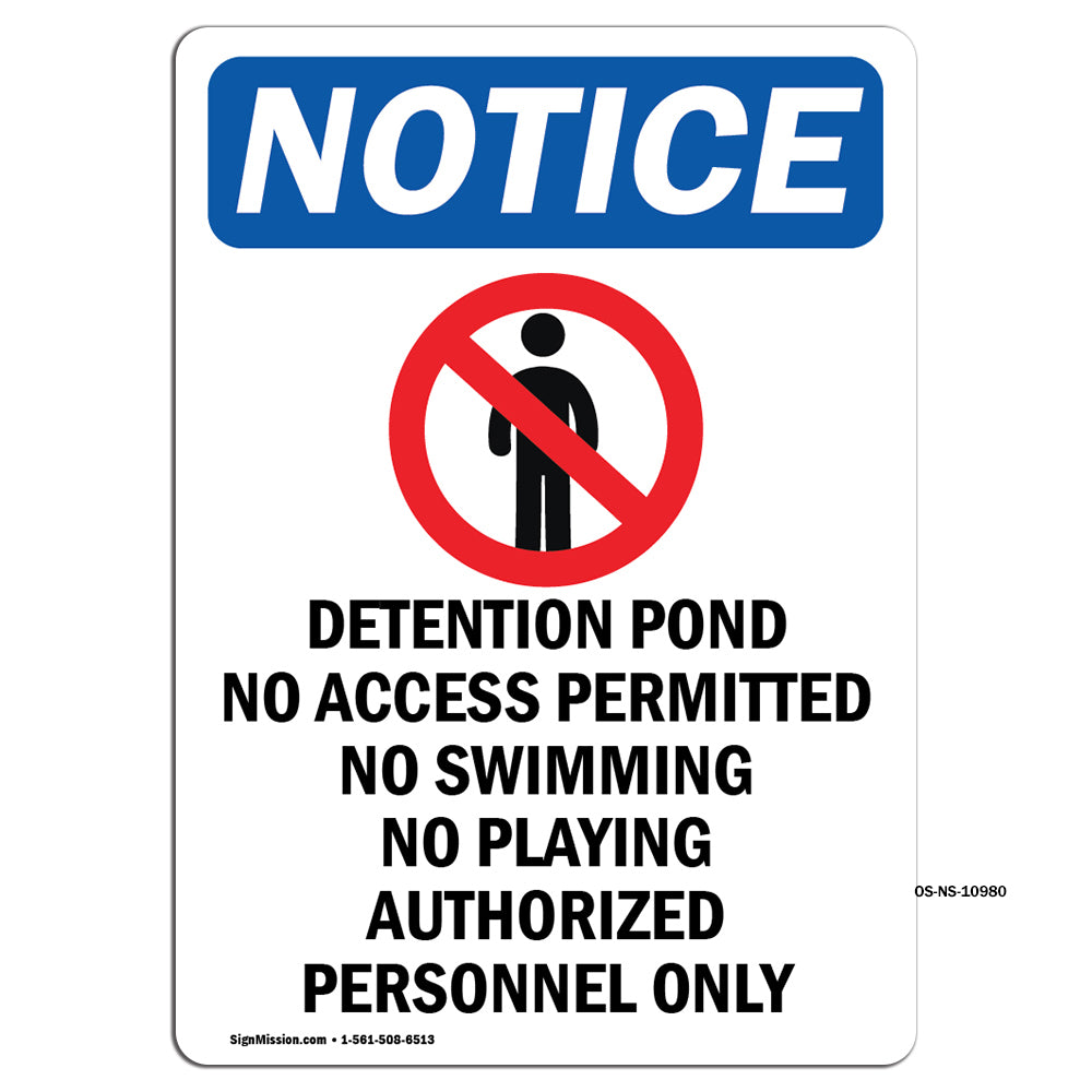 Detention Pond No Access Permitted