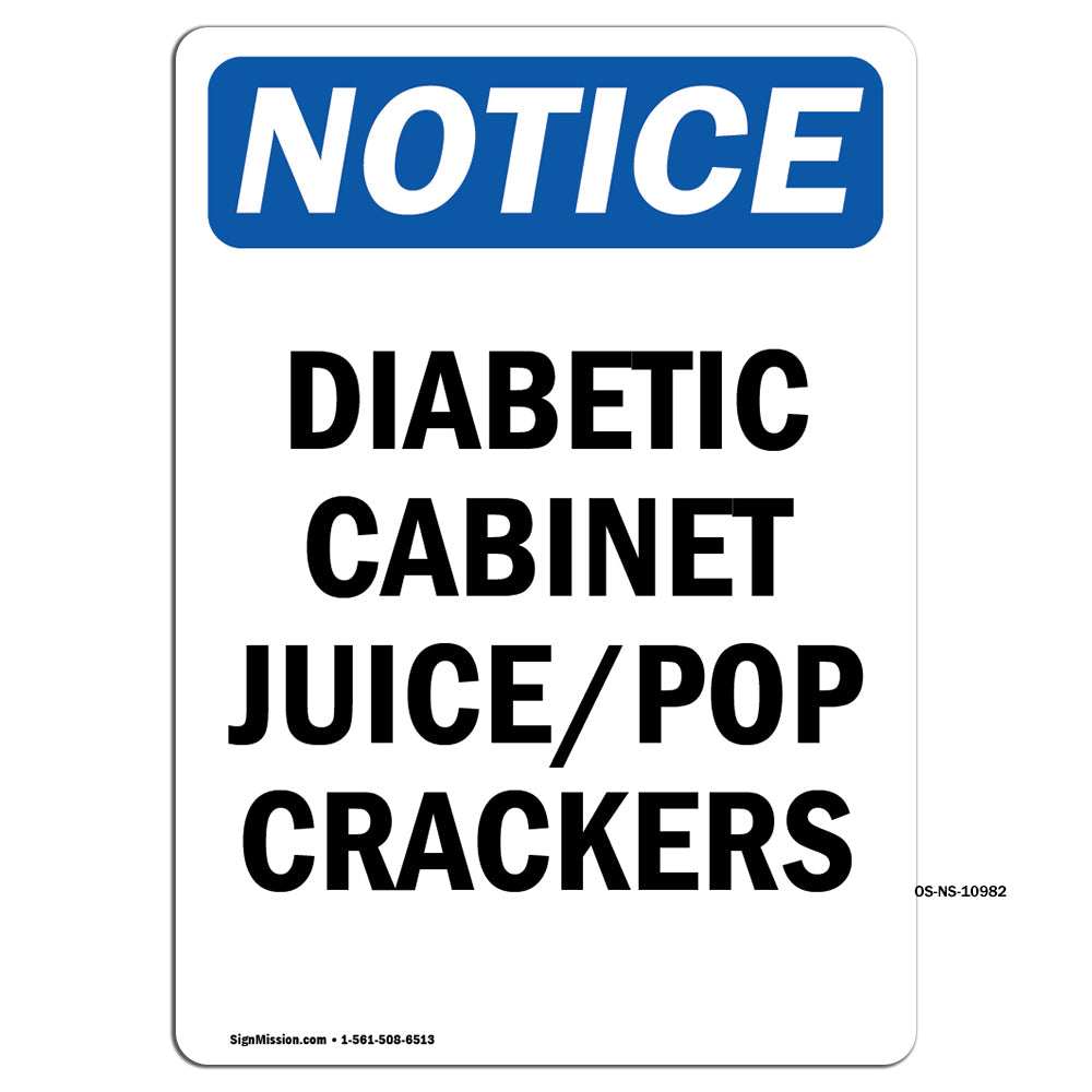 Diabetic Cabinet Juice Pop Crackers