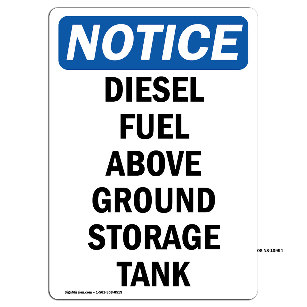Diesel Fuel Above Ground Storage Tank