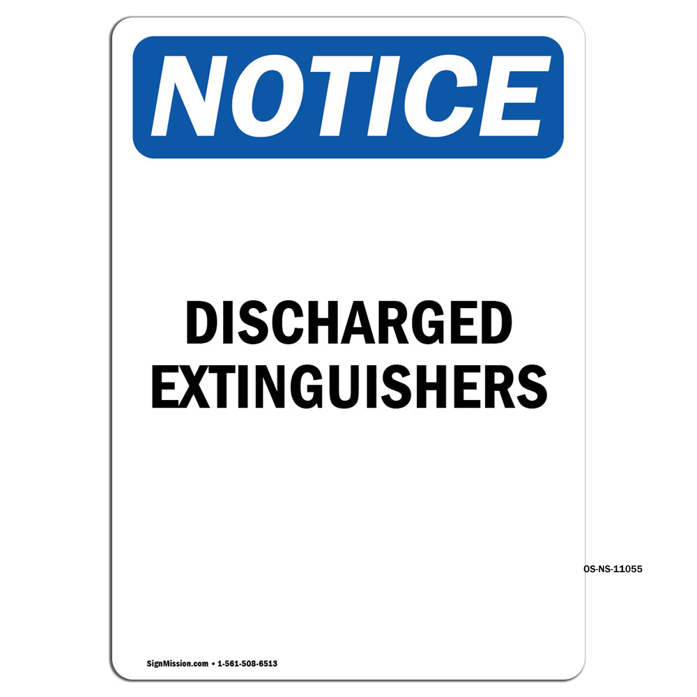 Discharged Extinguishers