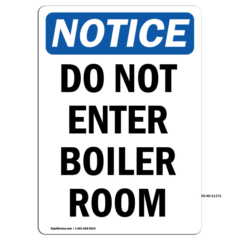 Do Not Enter Boiler Room