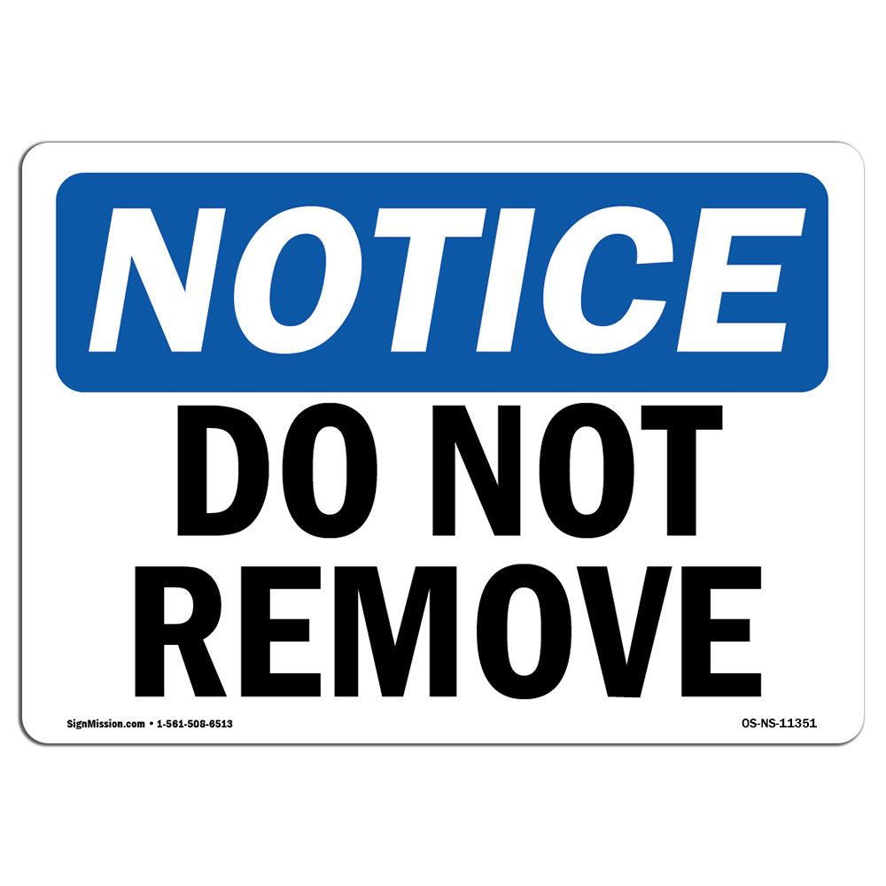 Do Not Remove