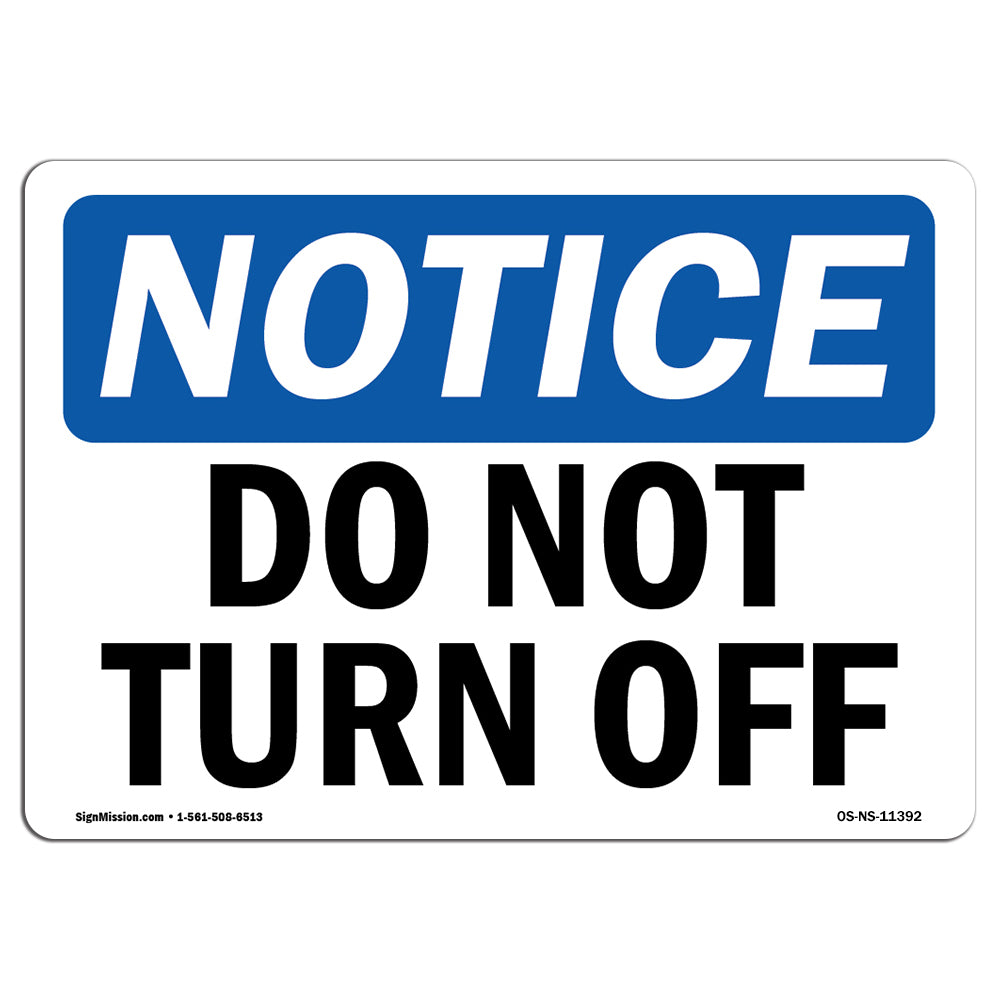 Do Not Turn Off