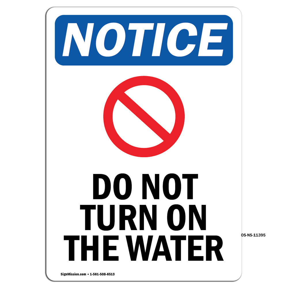 Do Not Turn On The Water