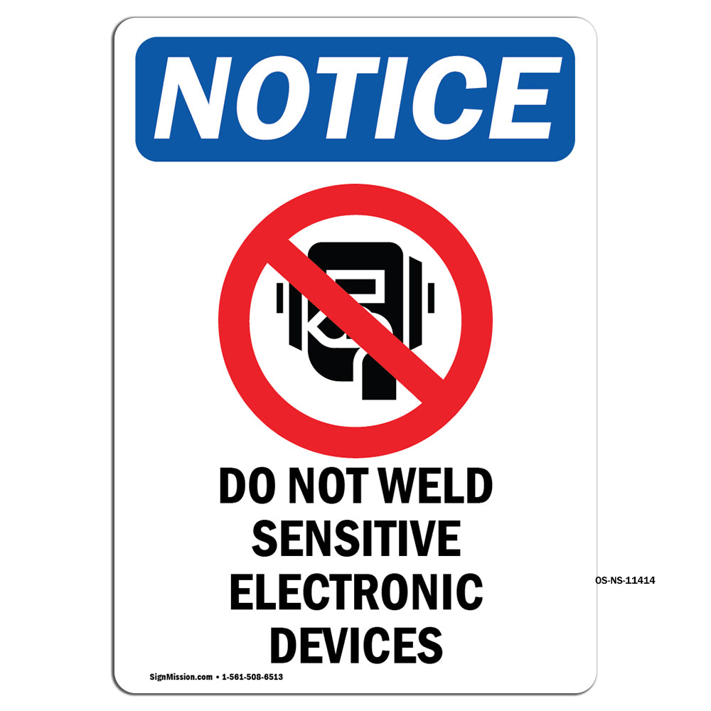 Do Not Weld Sensitive Electronic
