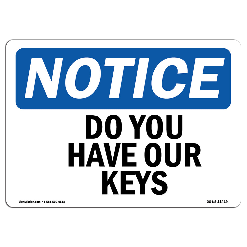 Do You Have Our Keys