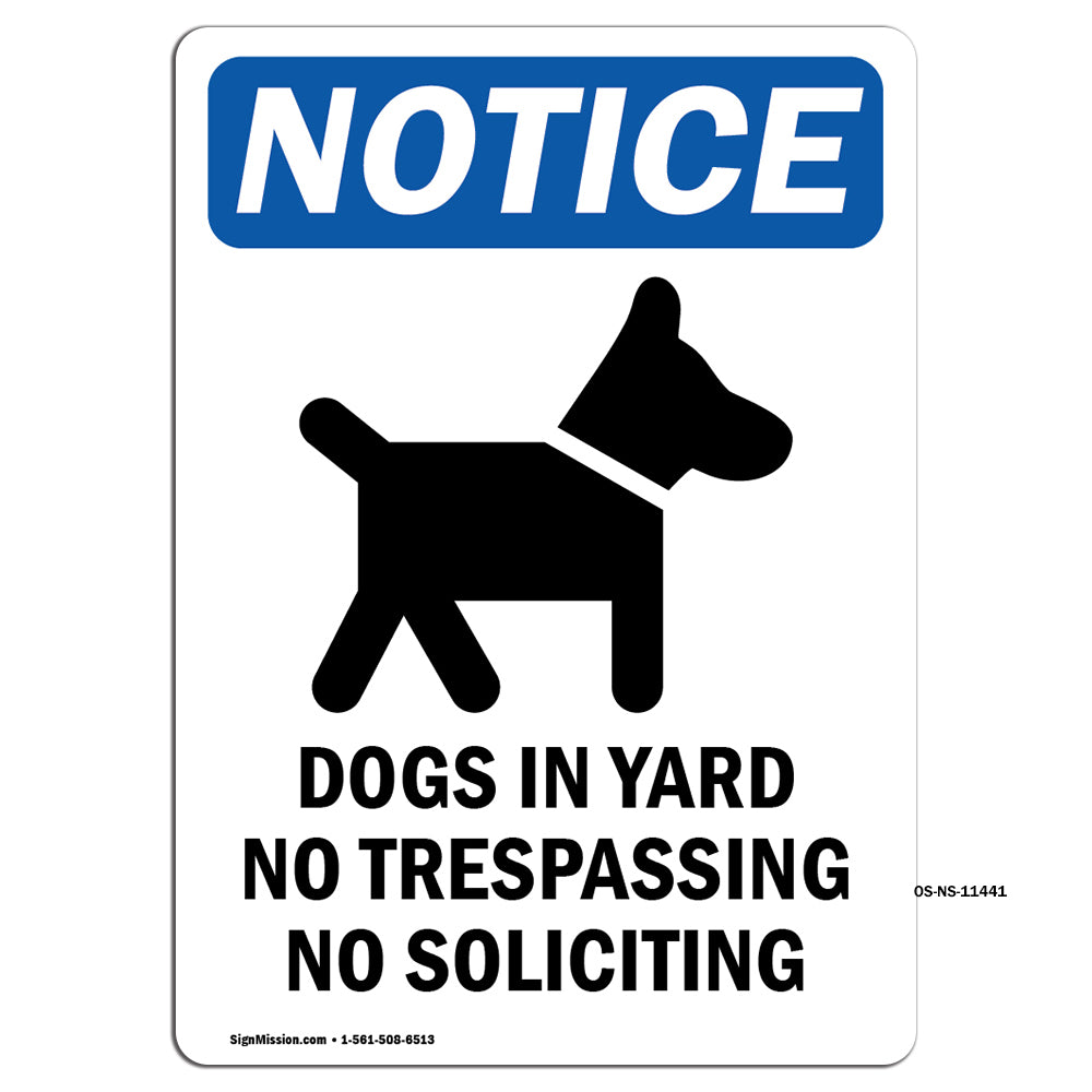 Dogs In Yard No Trespassing