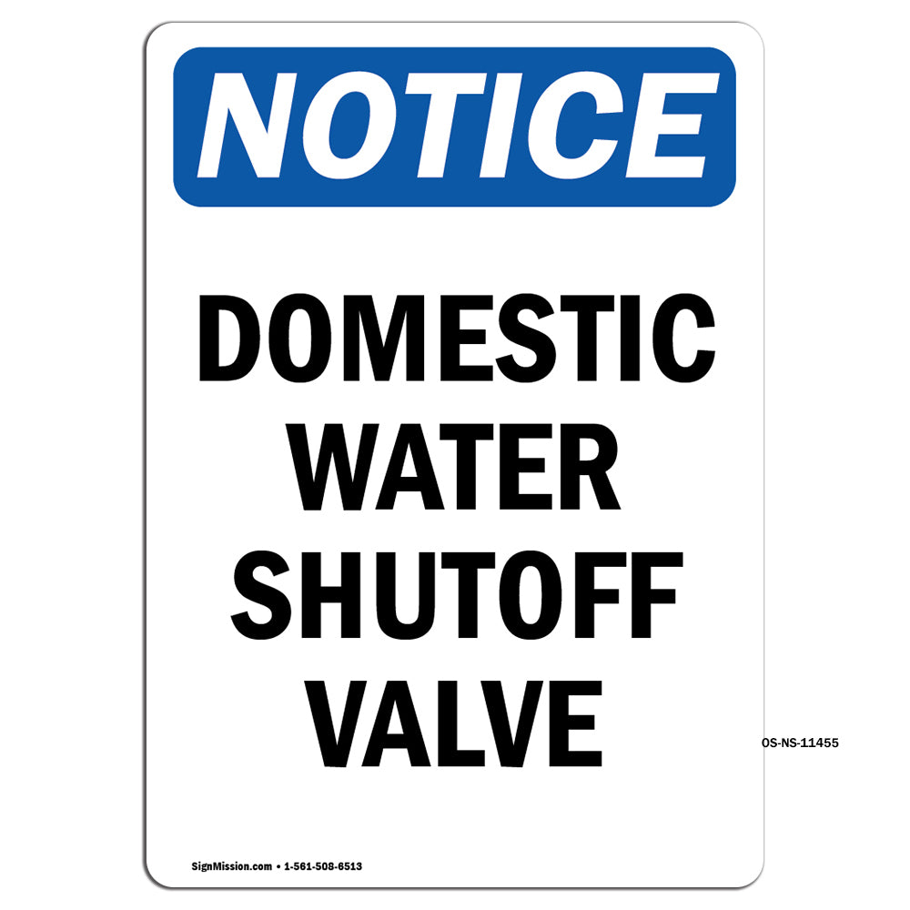 Domestic Water Shutoff Valve