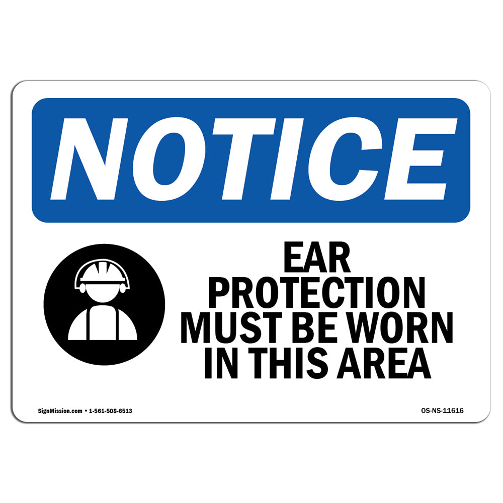 Ear Protection Must Be Worn