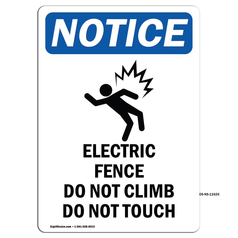 Electric Fence Do Not Climb