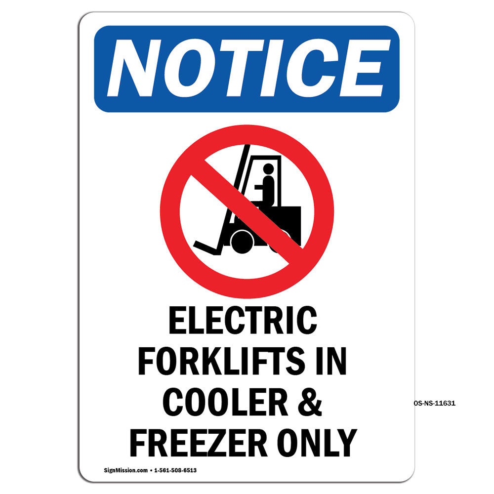 Electric Forklifts In Cooler