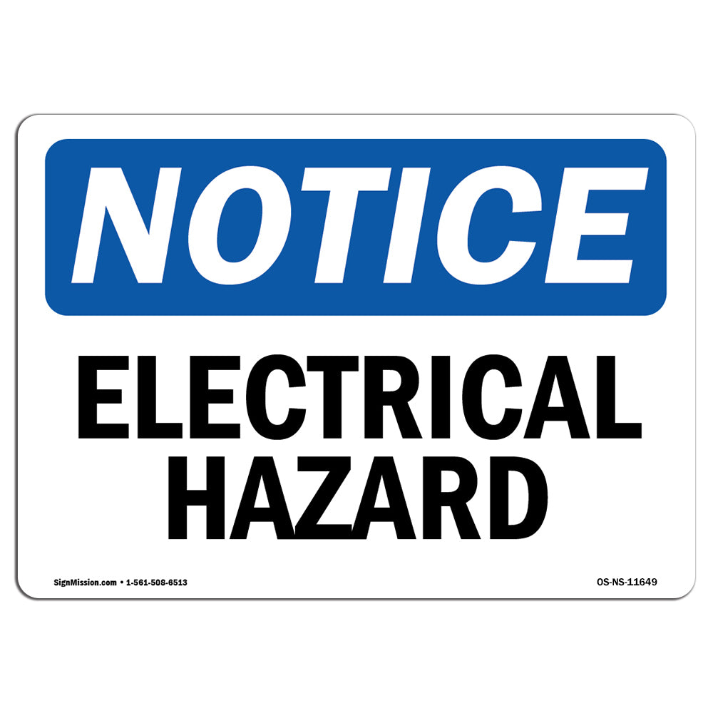Electrical Hazard Sign