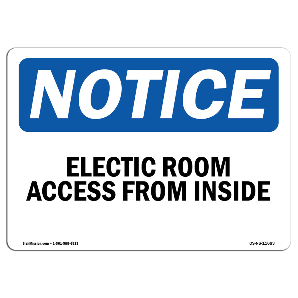 Electrical Room Access From Inside