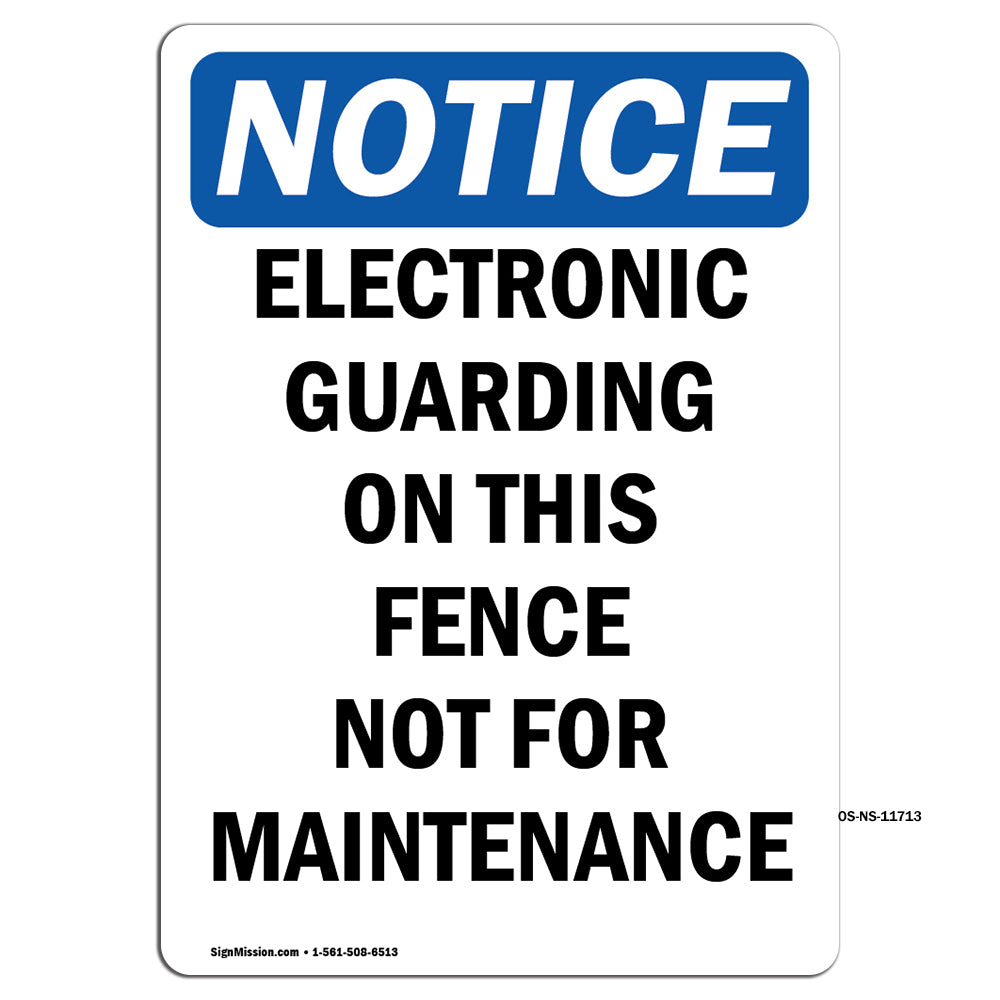 Electronic Guarding On This Fence Not For