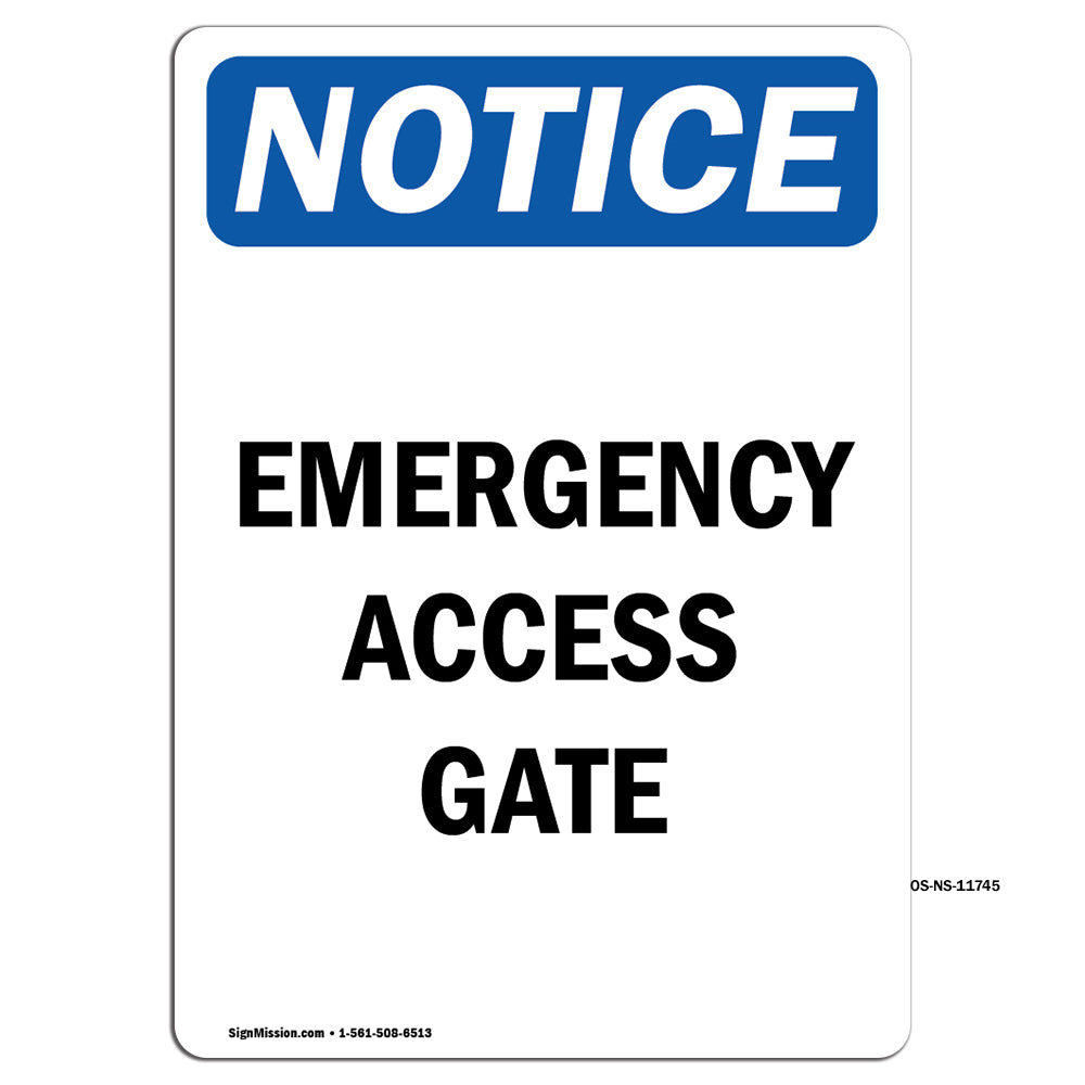 Emergency Access Gate