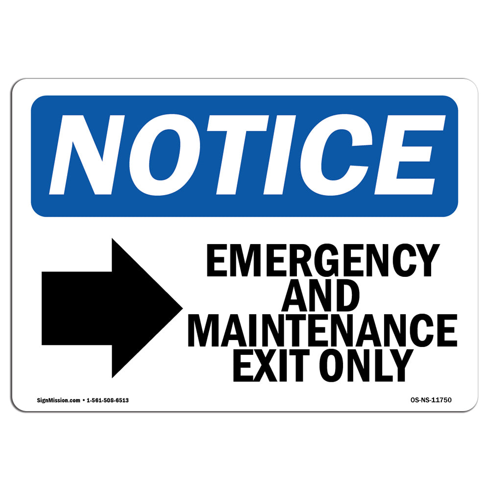 Emergency And Maintenance Exit