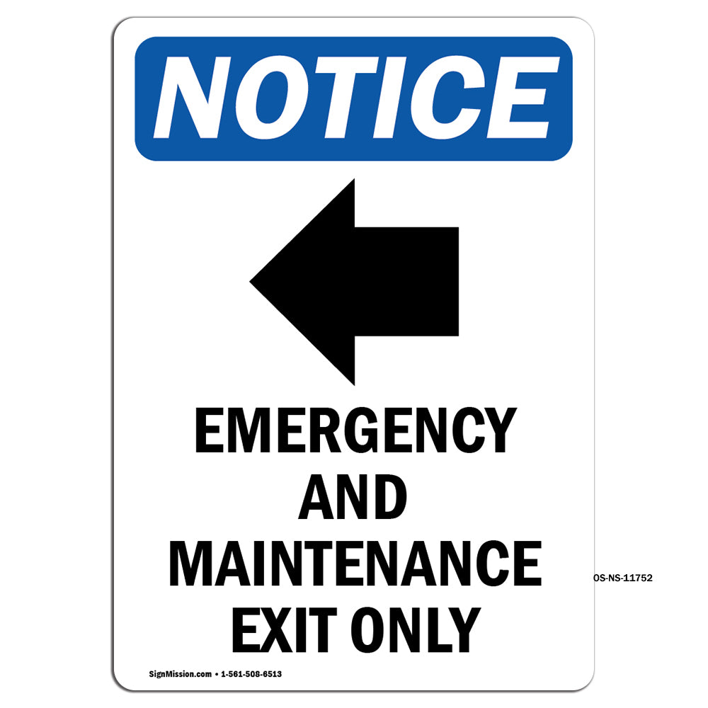 Emergency And Maintenance Exit