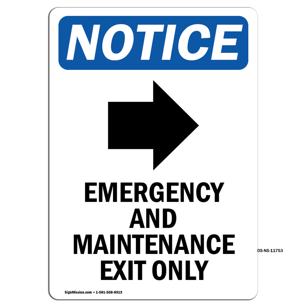 Emergency And Maintenance Exit
