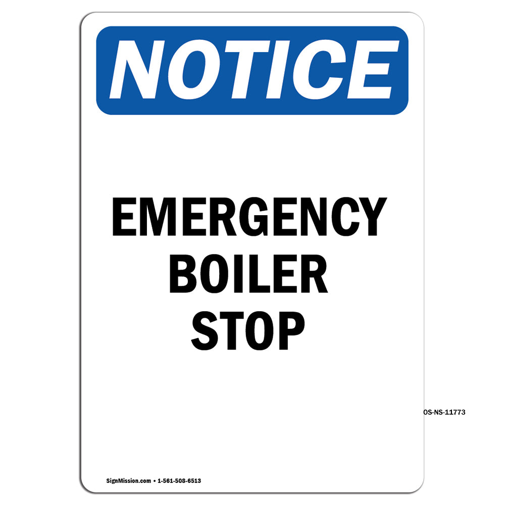 Emergency Boiler Stop