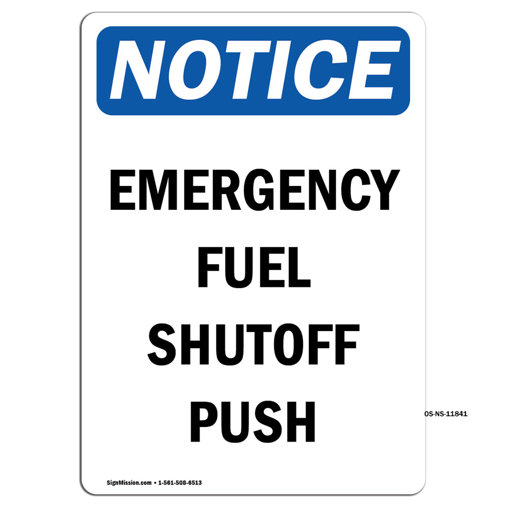 Emergency Fuel Shutoff Push