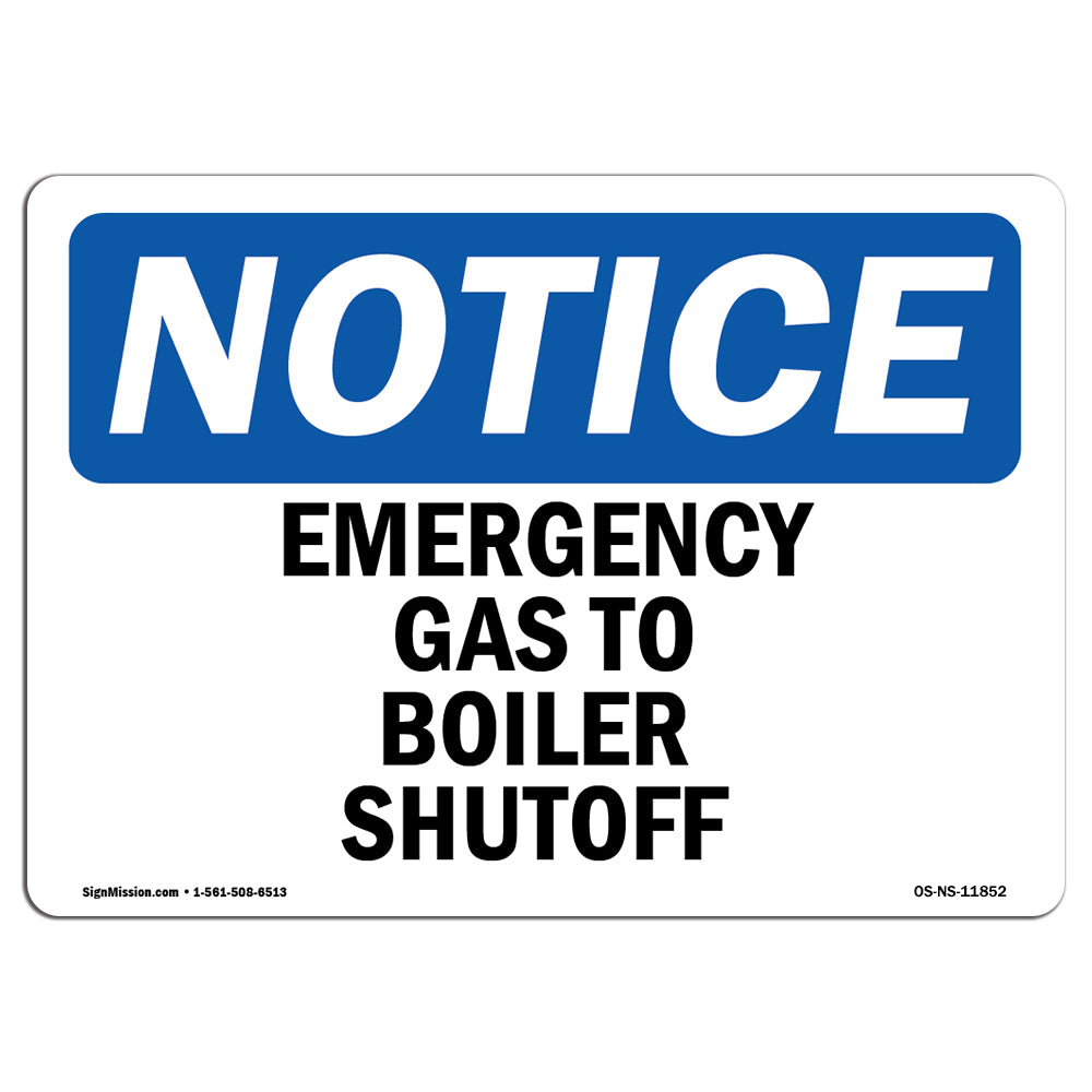 Emergency Gas To Boilers Shutoff