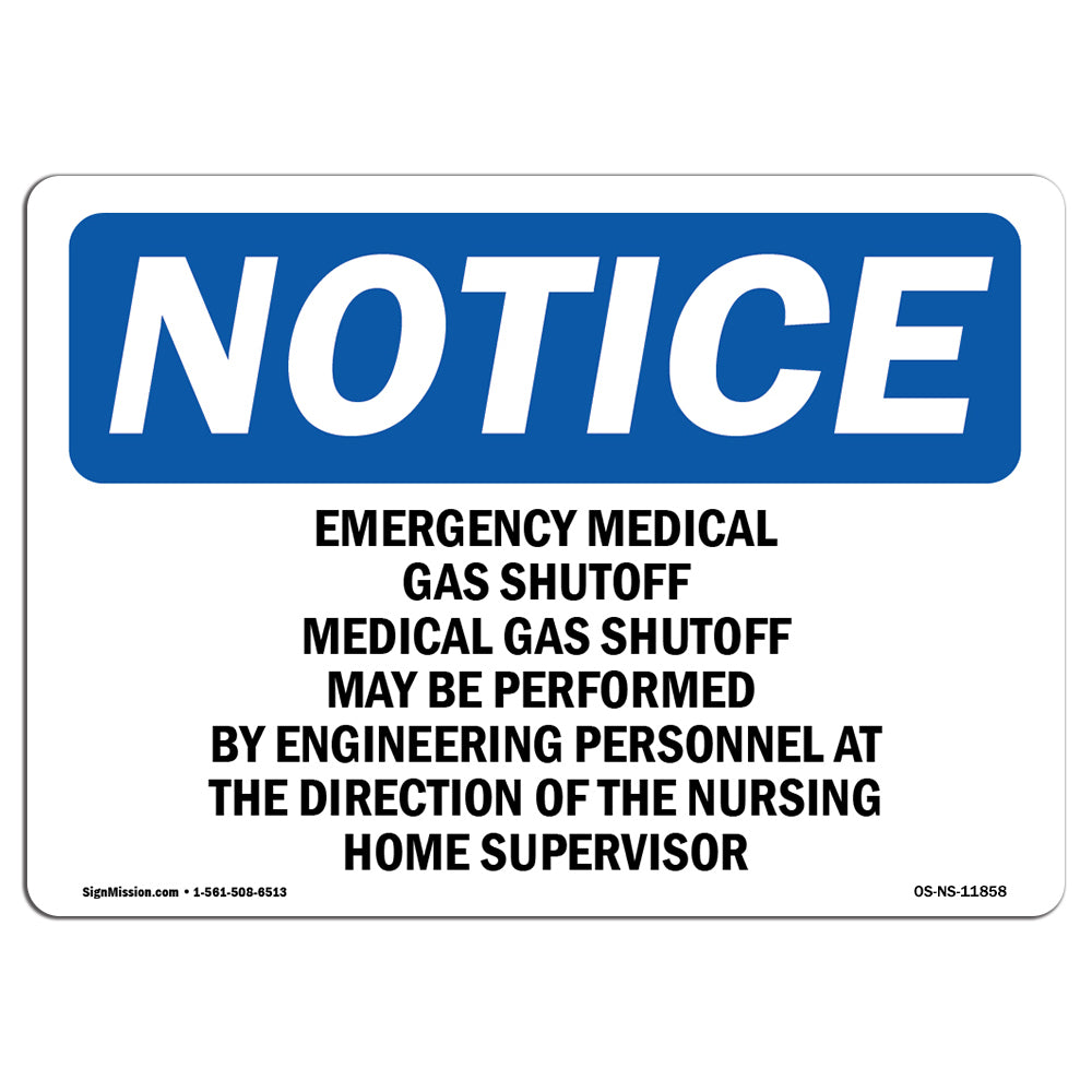 Emergency Medical Gas Shutoff Medical Gas