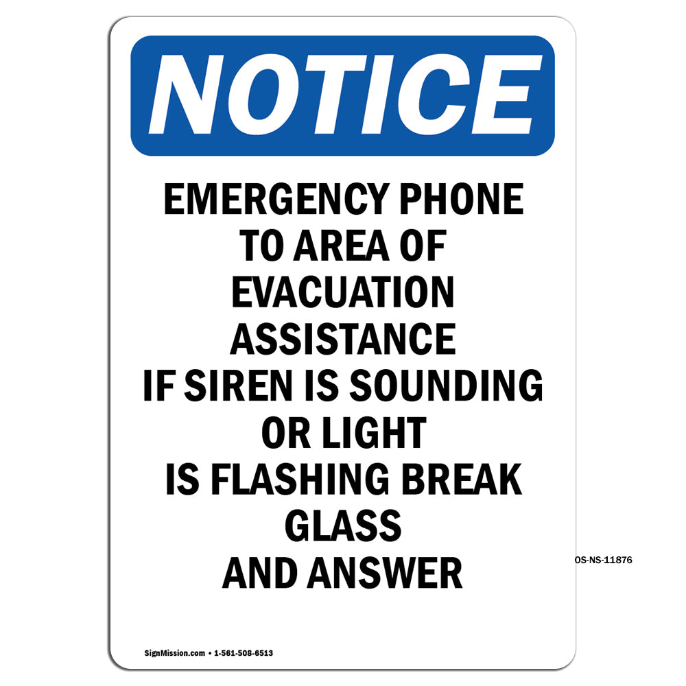 Emergency Phone To Area Of Evacuation Assistance