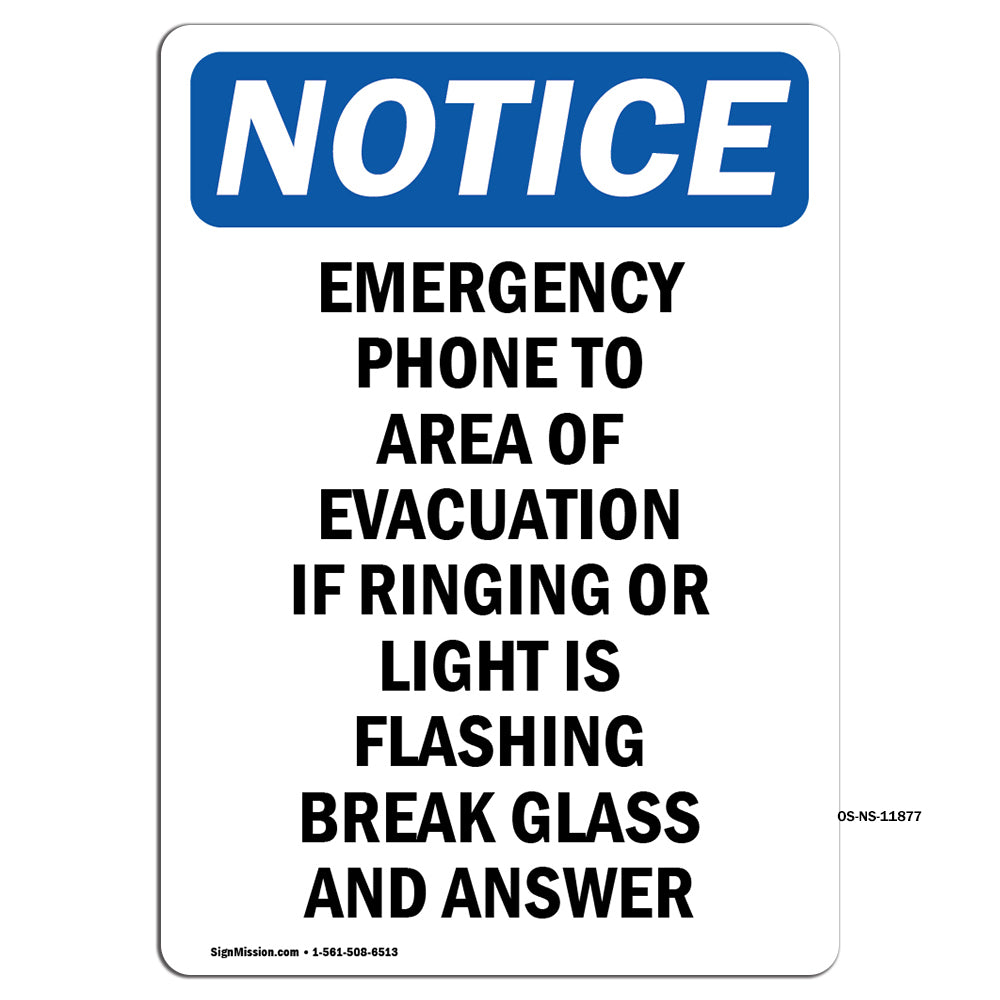 Emergency Phone To Area Of Evacuation If