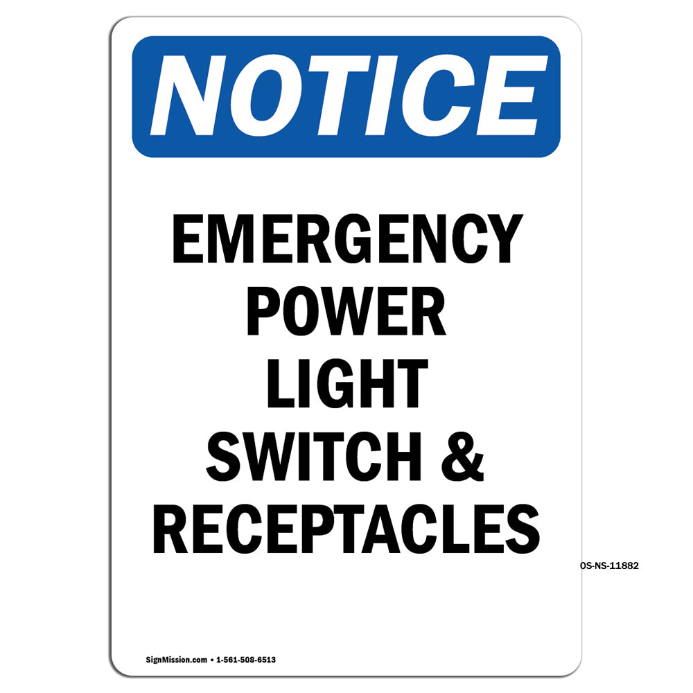 Emergency Power Light Switch And Receptacles