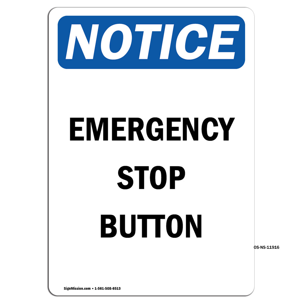 Emergency Stop Button