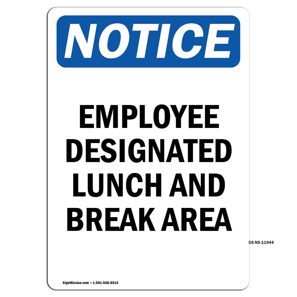 Employee Designated Lunch And Break Area