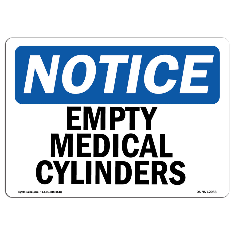 Empty Medical Cylinders