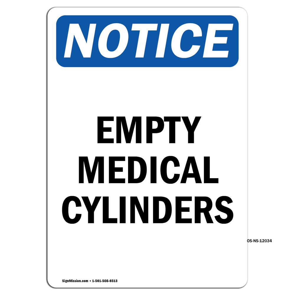 Empty Medical Cylinders