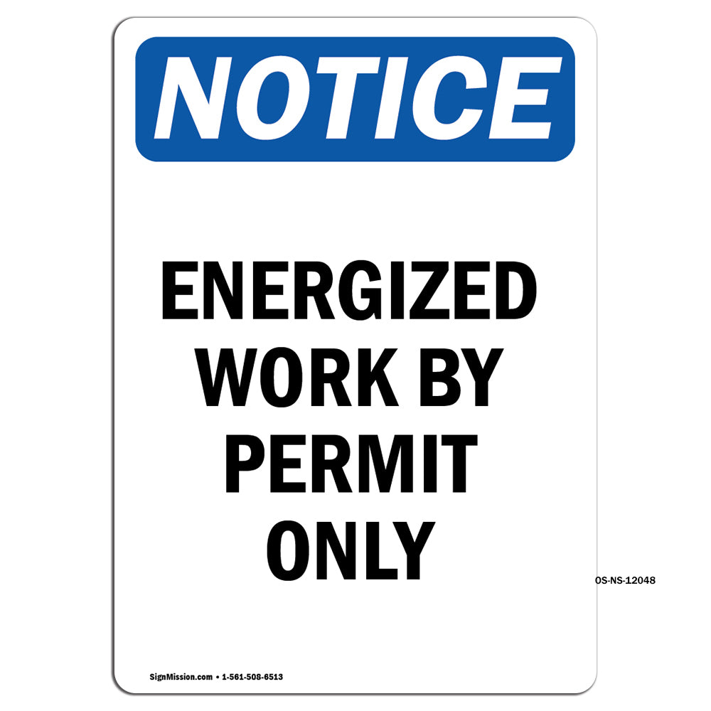 Energized Work By Permit Only