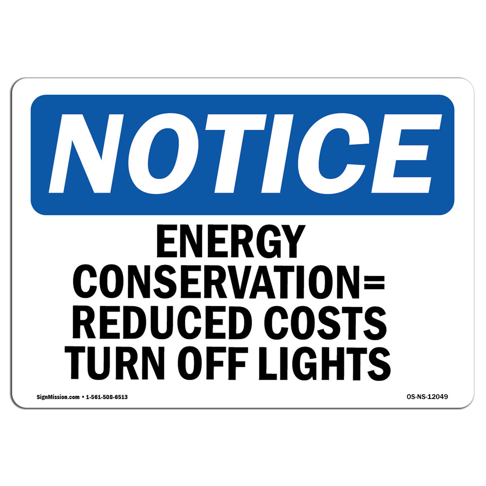 Energy Conservation = Reduced Costs Turn