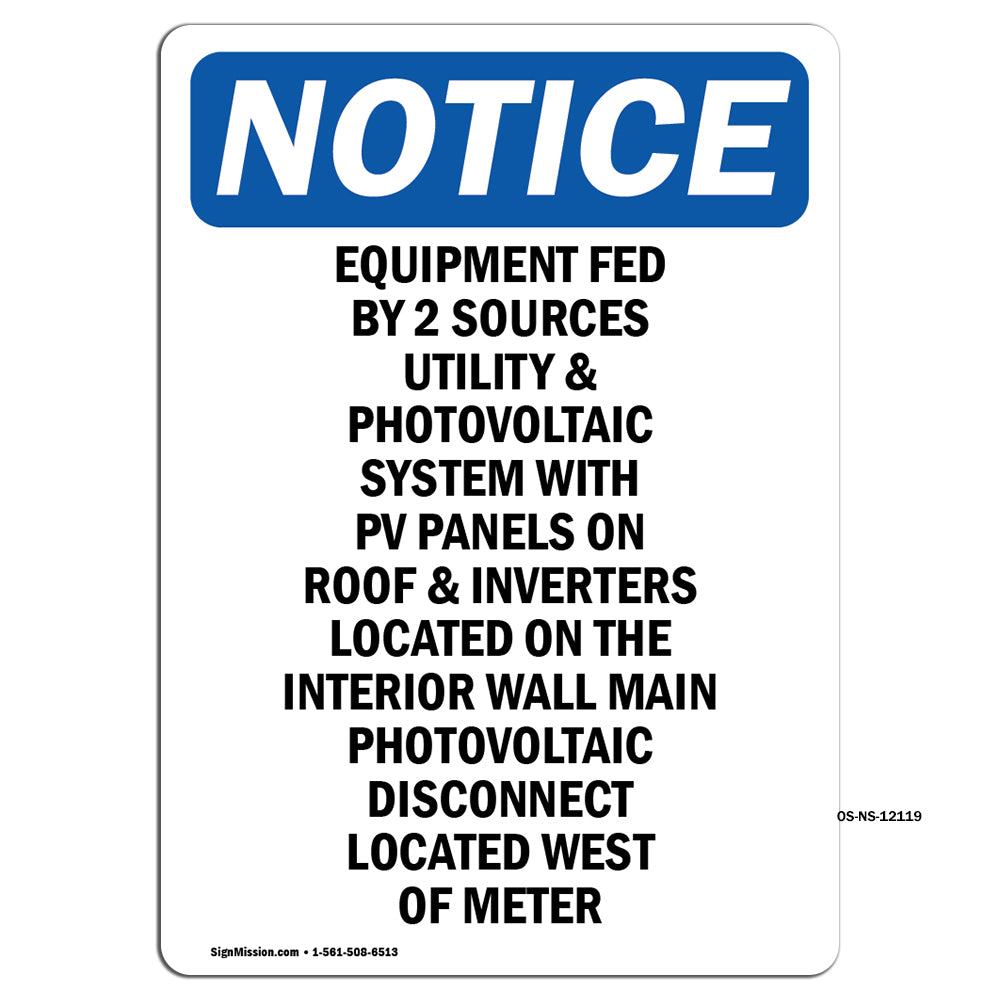 Equipment Fed By 2 Sources Utility And Photovoltaic